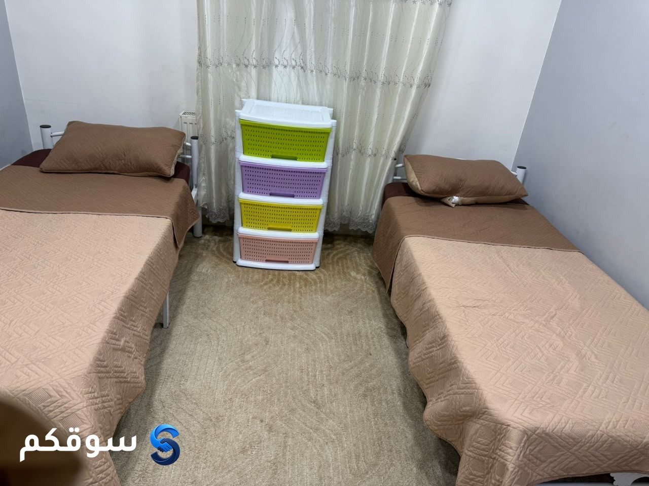 شقة مفروشة فاخرة في الجبيهة - إطلالة غربية سوبر ديلوكس نظافة توب غرفتين وصالون ومطبخ مجهز بالكامل مع حمامين - 6