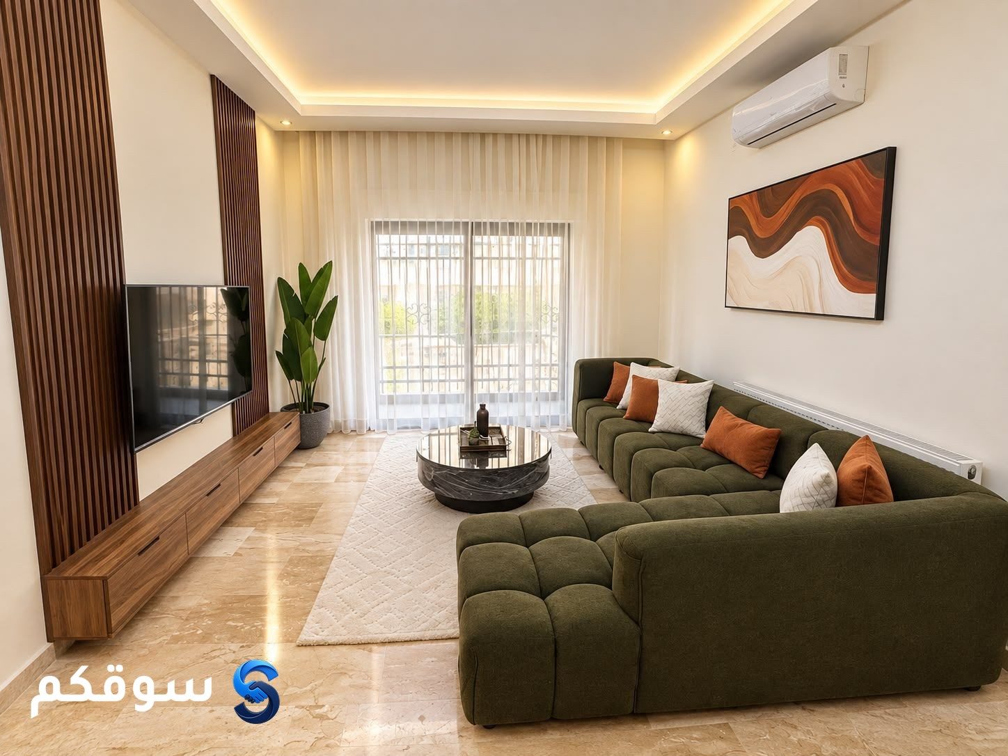 شقة فخمة مفروشة بالكامل للإيجار – الرابية (مساحة واسعة مع تراس خارجي) - 4