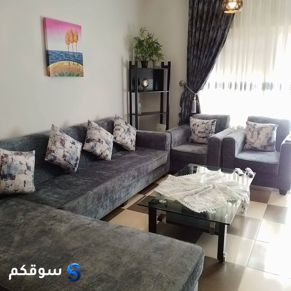 شقة مفروشة 2 غرف نوم للايجار في العقبة السكنية 7 (السابعة) - 2